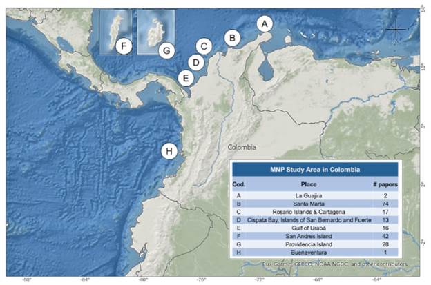 The state of the art of marine natural products in Colombia
