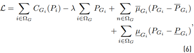 Distributed optimal control for distribution systems with microgrids