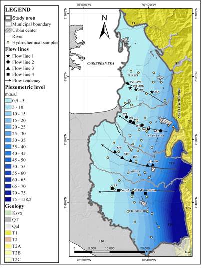 Hydrogeochemical characterization and identification of a system of ...